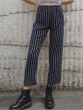 Brandy Melville Frankie Pants Stripe Flowy Loose Beach Airy